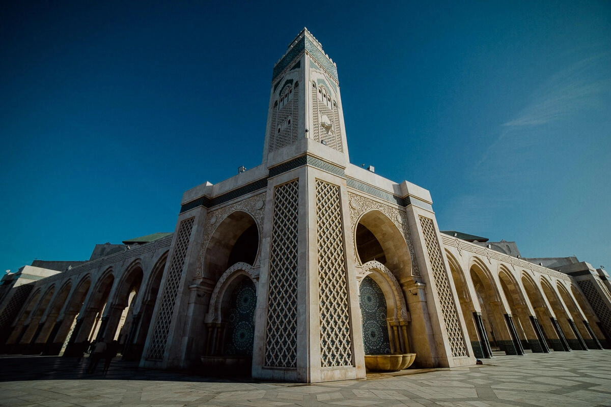 004 casablanca hassan ii moschee - La Mezquita Hassan II en Casablanca