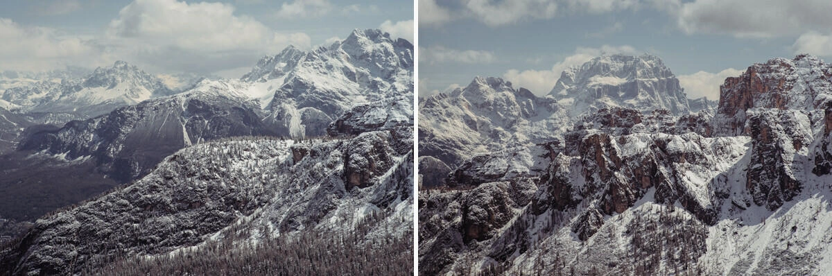 008 dolomiten wandern passo di giau - Dolomites – Snowshoe Hiking at Passo di Giau