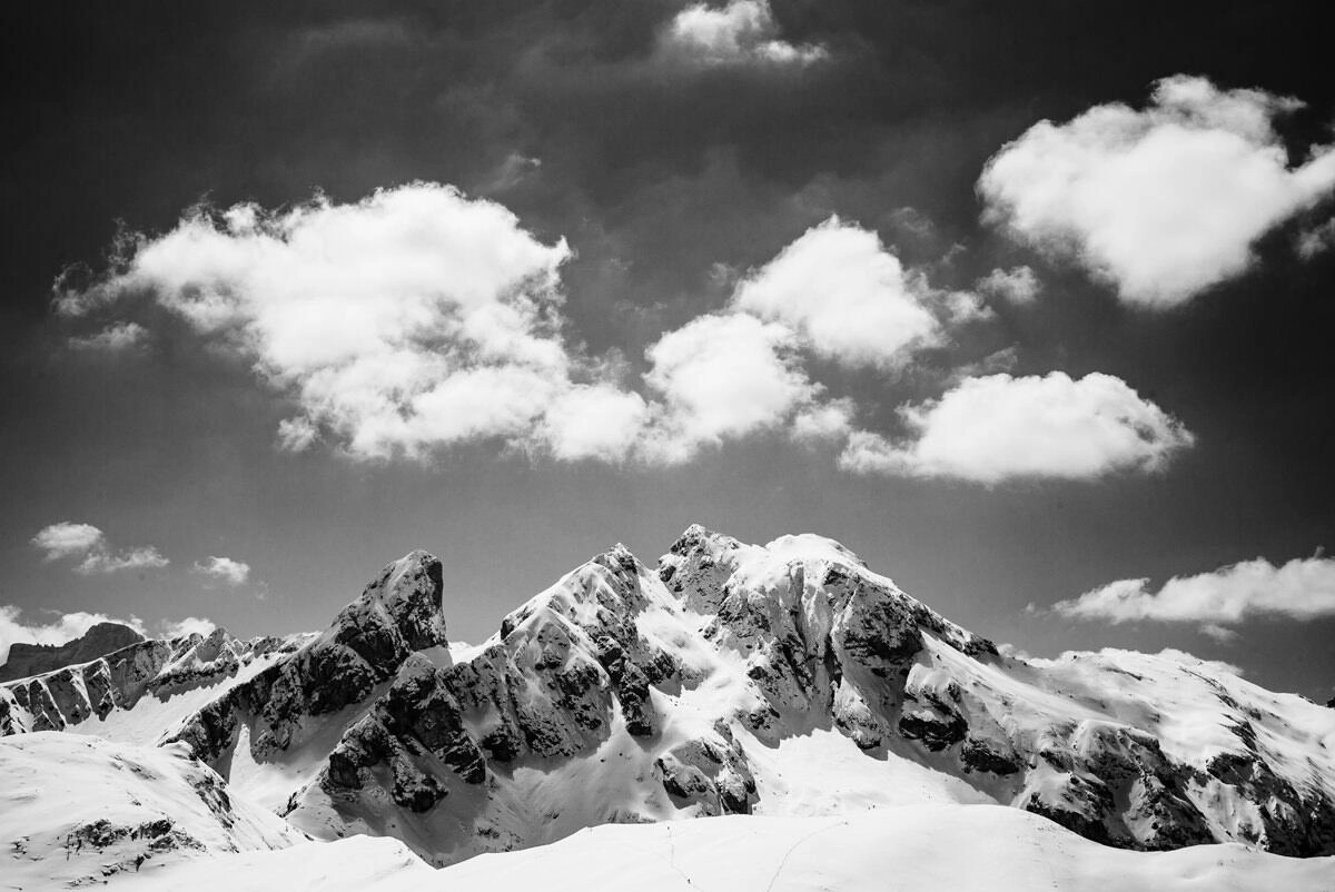 009 dolomiten wandern passo di giau - Dolomites – Snowshoe Hiking at Passo di Giau