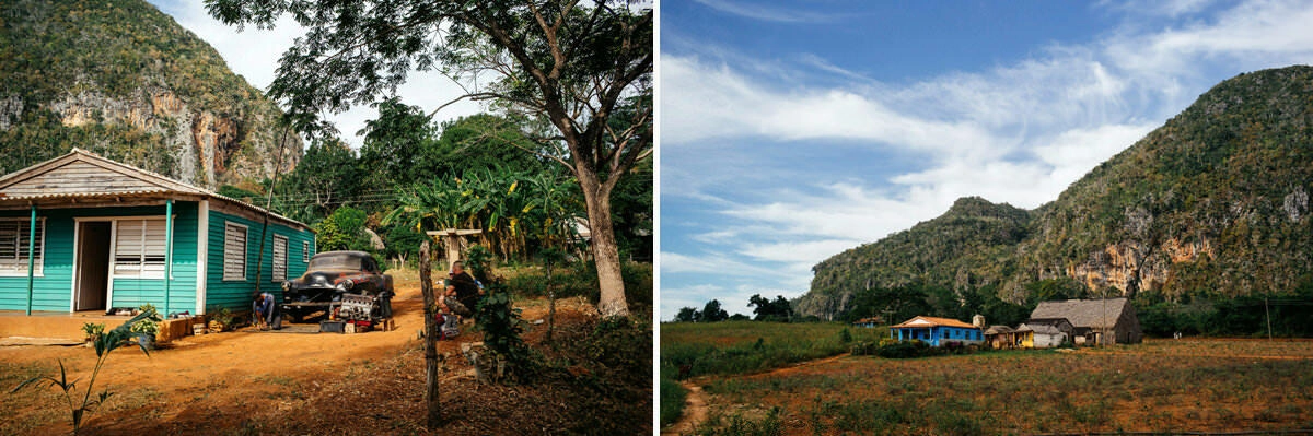 012 vinales tal kuba wanderung - Caminata por los campos de tabaco en el valle de Viñales