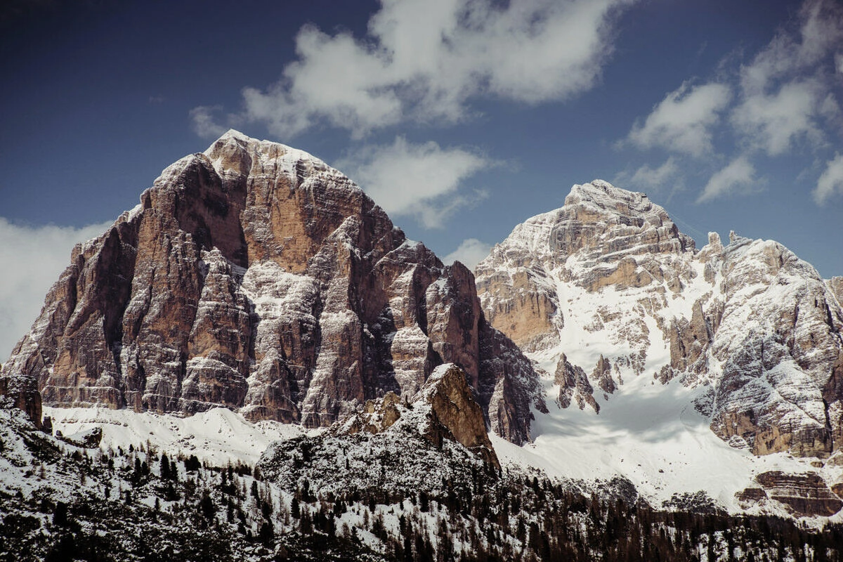 016 dolomiten wandern passo di giau - Dolomites – Snowshoe Hiking at Passo di Giau