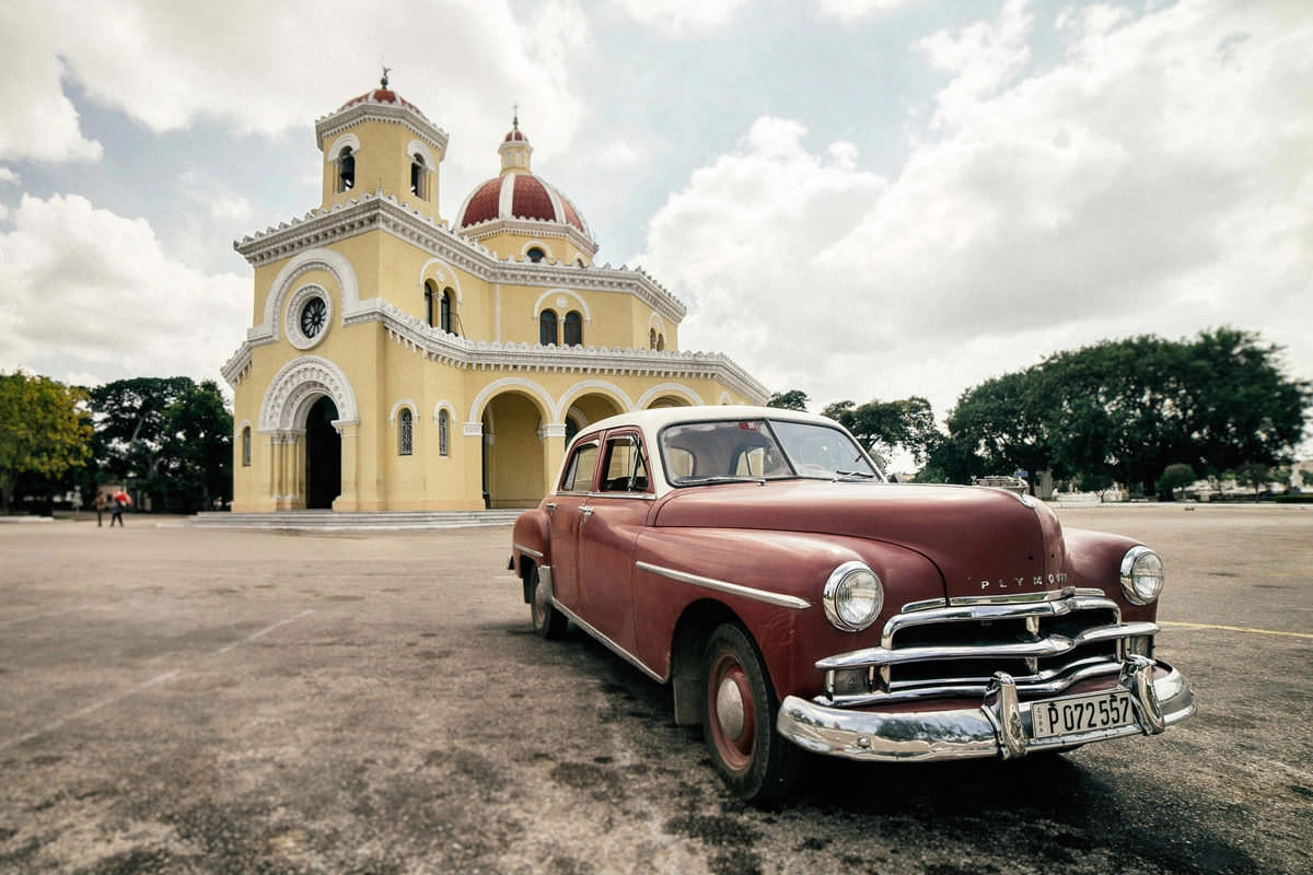017 havanna kuba oldtimer 1 - Havanna Vedado, Revolution Plaza und der Cementerio Cristobal Colon