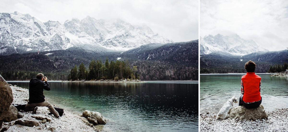 018 zugspitze eibsee wanderung - Caminata alrededor del Eibsee/Zugspitze