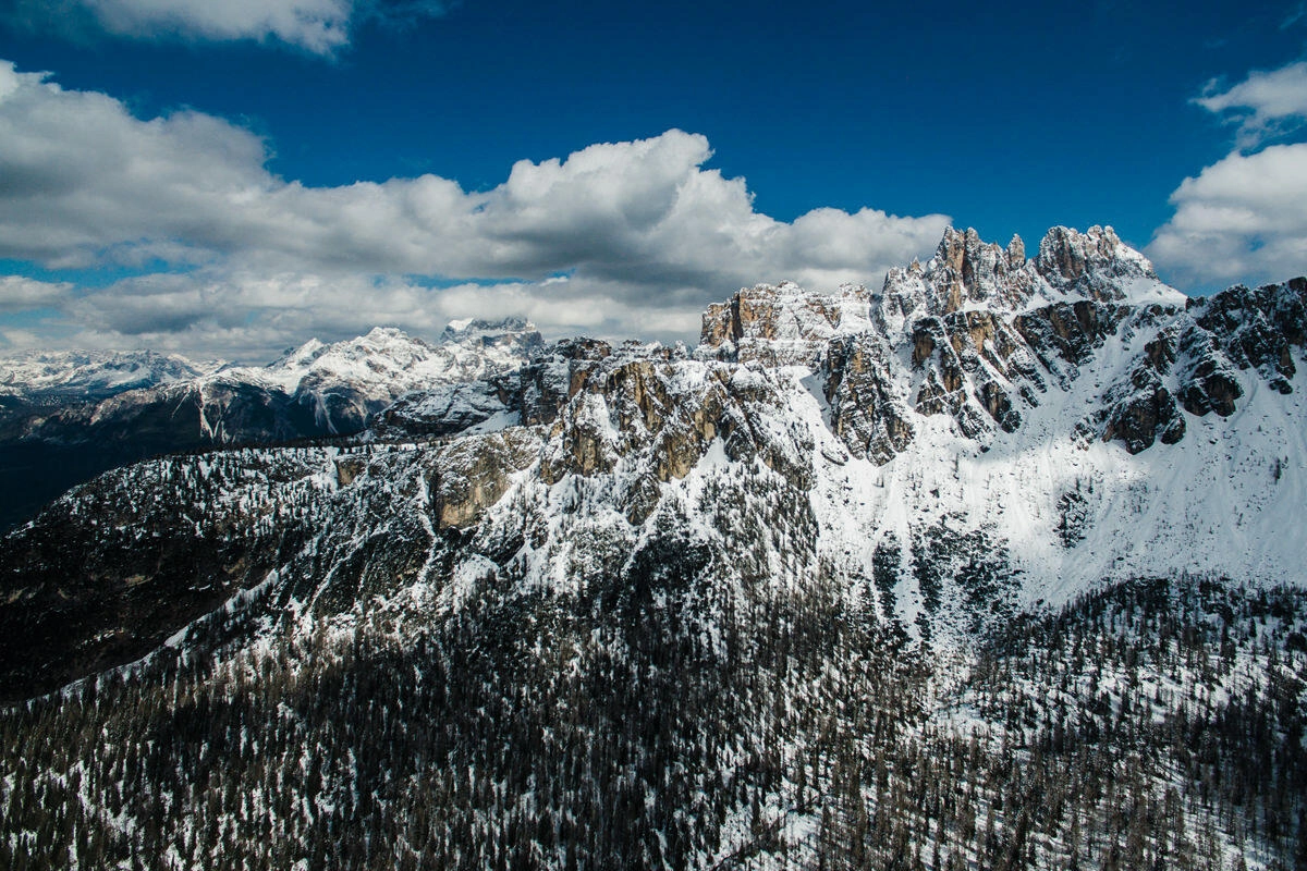 020 dolomiten wandern passo di giau - Dolomites – Snowshoe Hiking at Passo di Giau