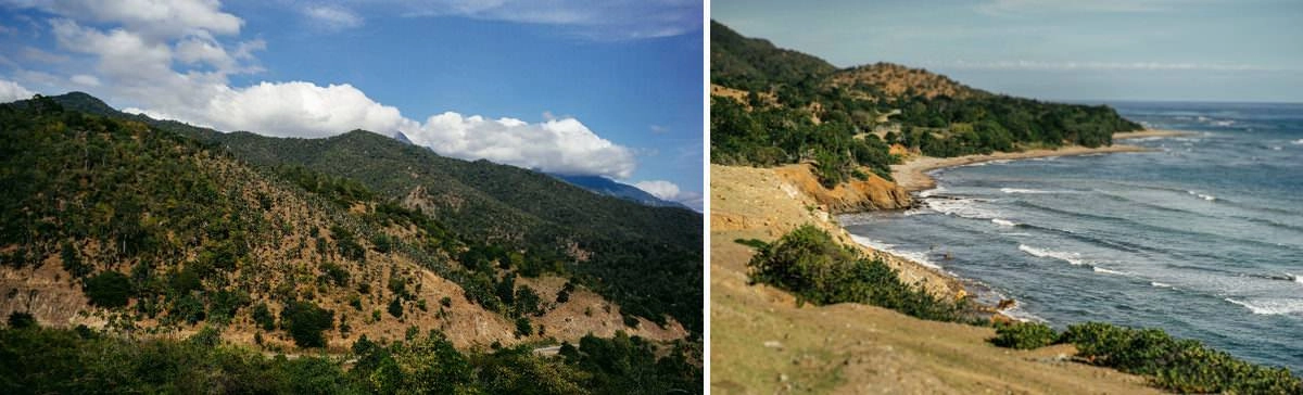 025 road santiago de cuba to pilon sierra maestra - Auf der kaputten Straße von Santiago de Cuba nach Pilon