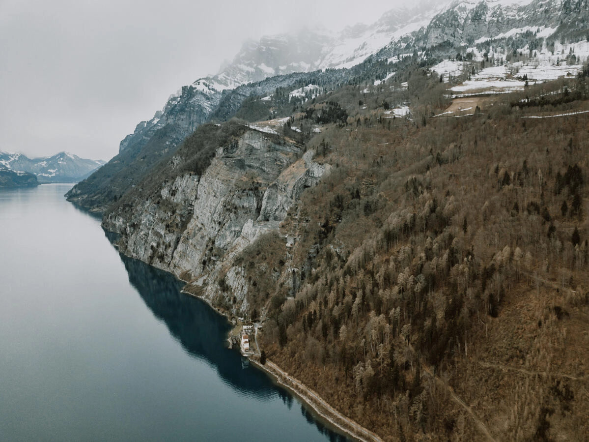 walensee luftaufnahmen 0007 - Wandern am Walensee