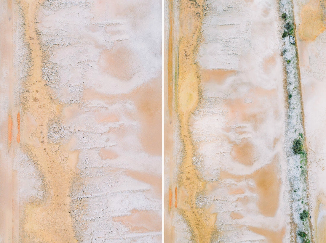 017 saltfields huelva algarve drone areal - Colors & Structures of the Salt Fields