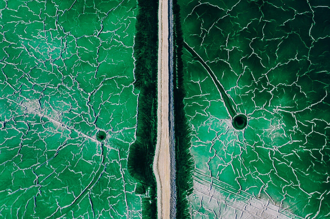 022 drone saltfields algarve beach - Aerial Shots Along the Algarve Coast