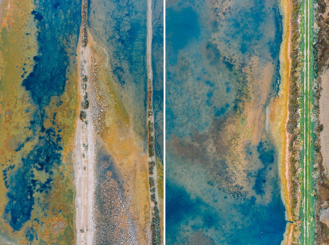 024 saltfields huelva algarve drone areal - Colors & Structures of the Salt Fields
