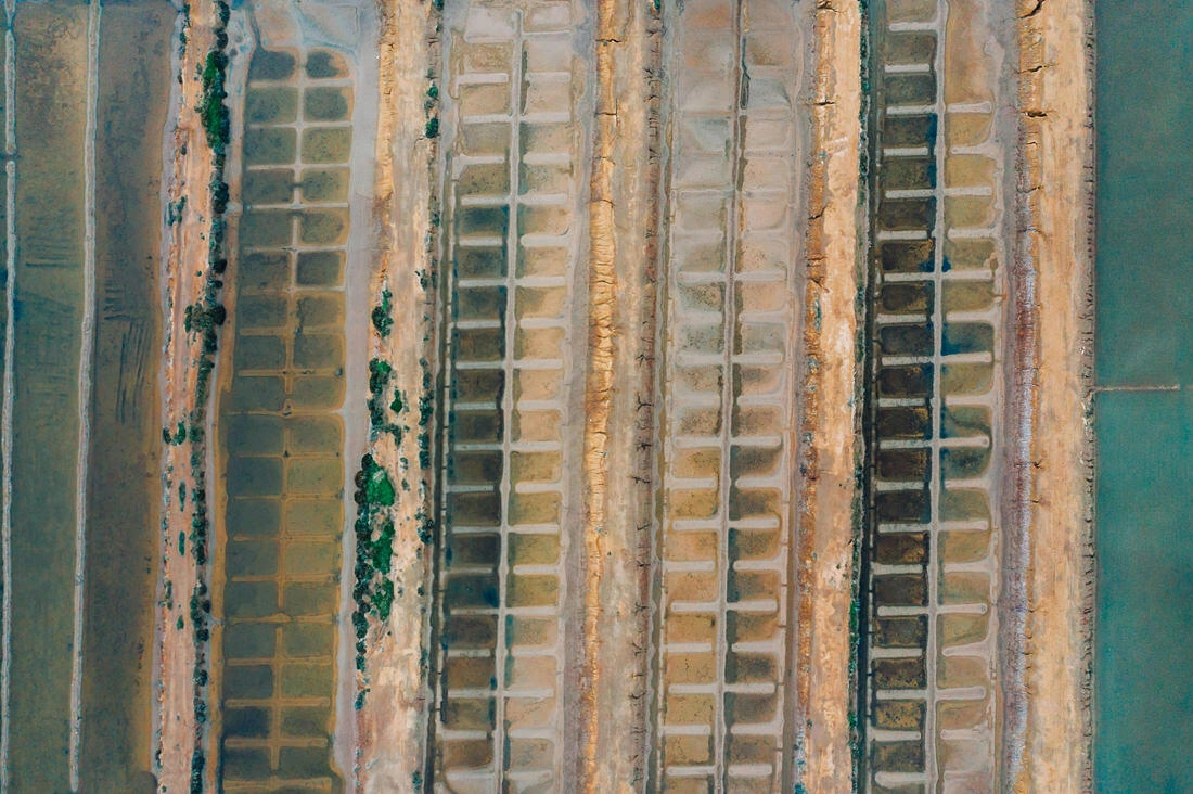 028 saltfields huelva algarve drone areal - Colors & Structures of the Salt Fields