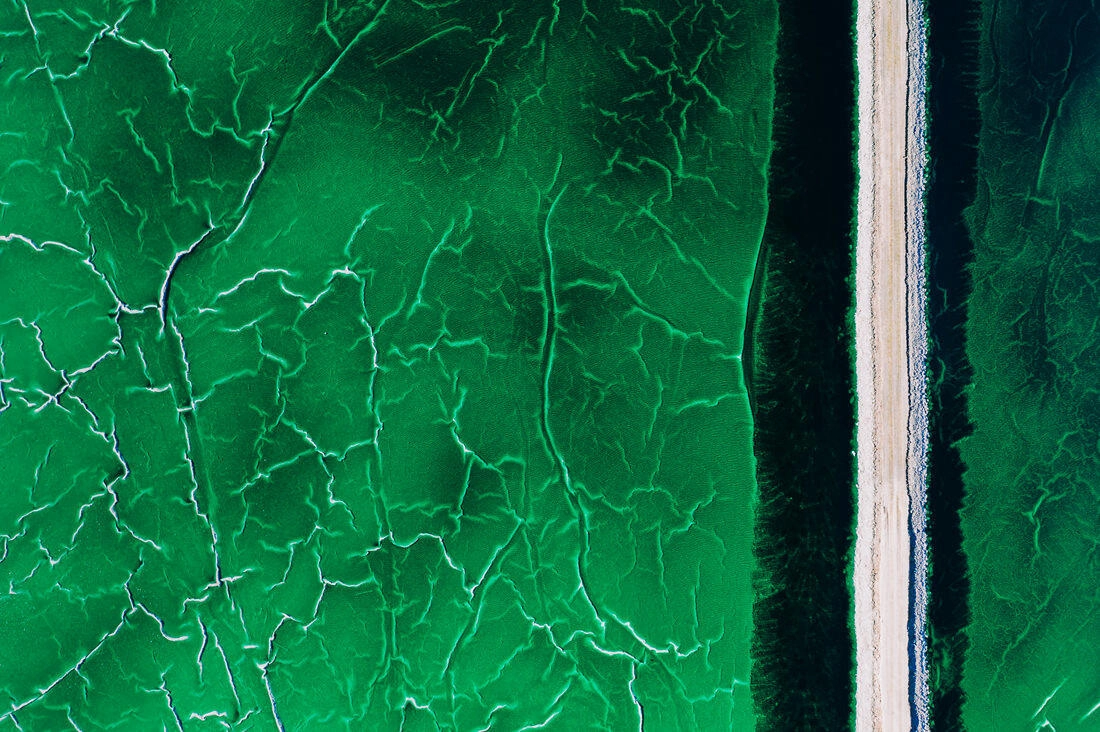 029 drone saltfields algarve beach - Aerial Shots Along the Algarve Coast