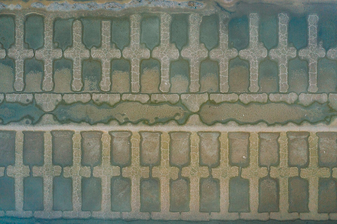 029 saltfields huelva algarve drone areal - Colors & Structures of the Salt Fields