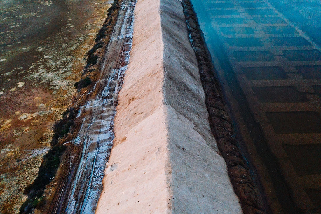 032 saltfields huelva algarve drone areal - Colors & Structures of the Salt Fields