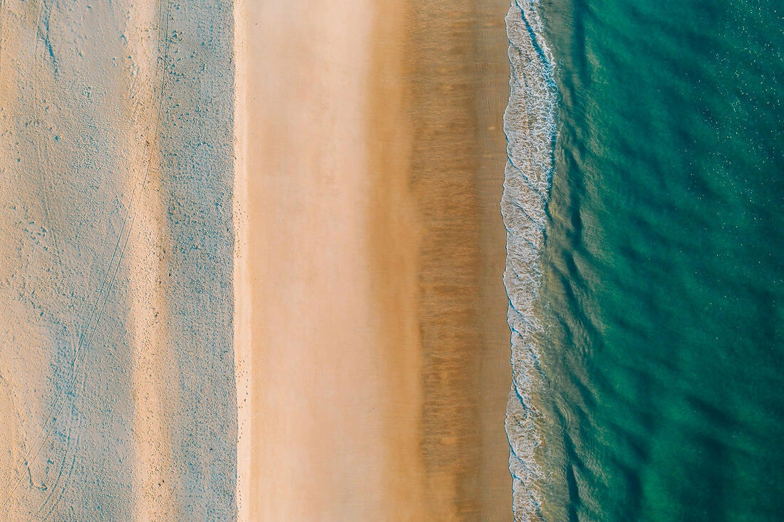 036 drone saltfields algarve beach - Aerial Shots Along the Algarve Coast