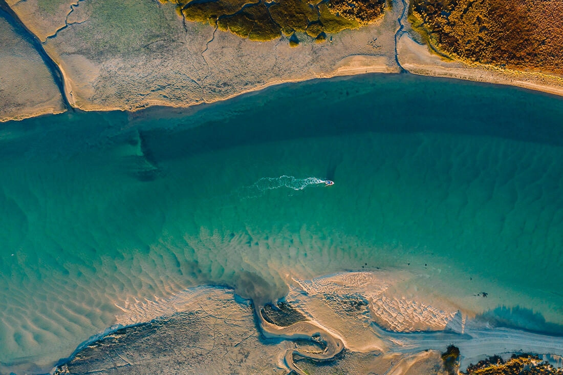 038 drone saltfields algarve beach - Aerial Shots Along the Algarve Coast