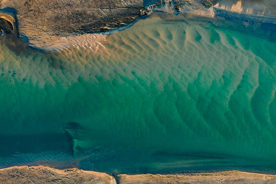 039 drone saltfields algarve beach - Aerial Shots Along the Algarve Coast