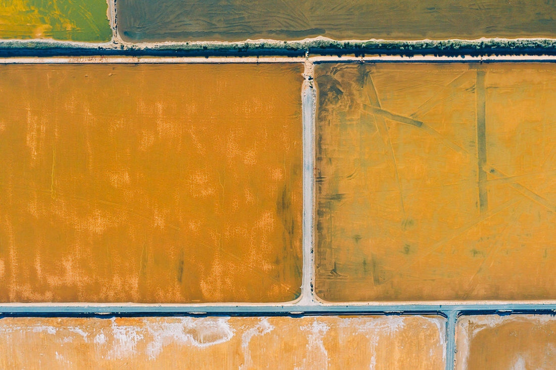 040 saltfields huelva algarve drone areal - Colors & Structures of the Salt Fields