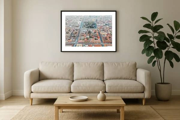 antigua i2v 0001 wall 600x400 - Guatemala 01 - Ruhige Luftaufnahme des Zentralparks von Antigua