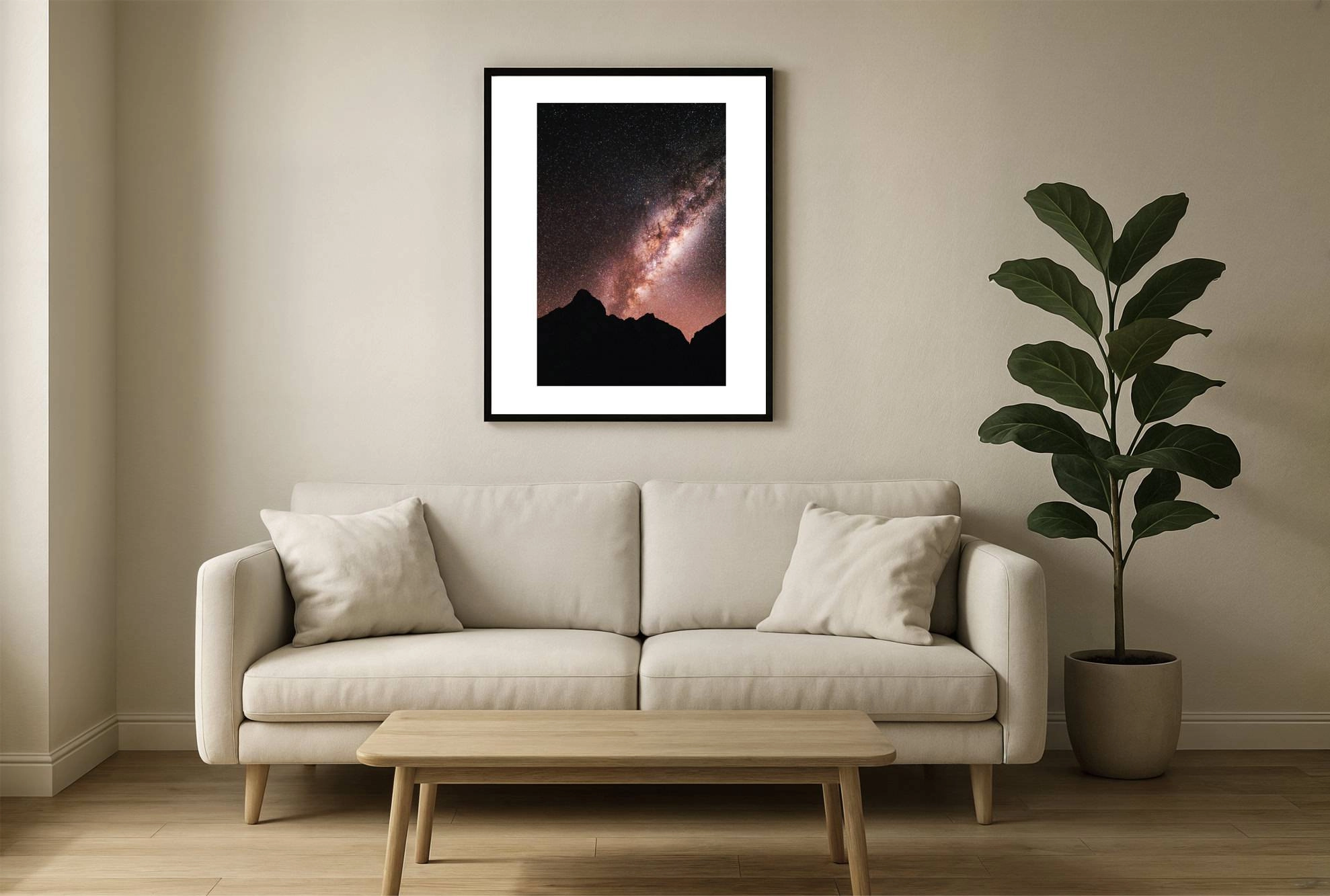 chile i2v 0002 wall - Chile 02 - Milchstraße gleitet über die silhouettierten Atacama-Berge