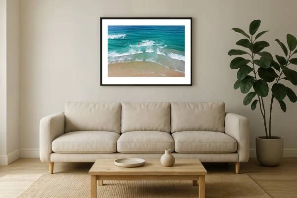 galizien i2v 0003 wall 1 600x400 - Galizien 02 - Drohnenaufnahme eines Kitesurfers an der unberührten Küste Galiziens