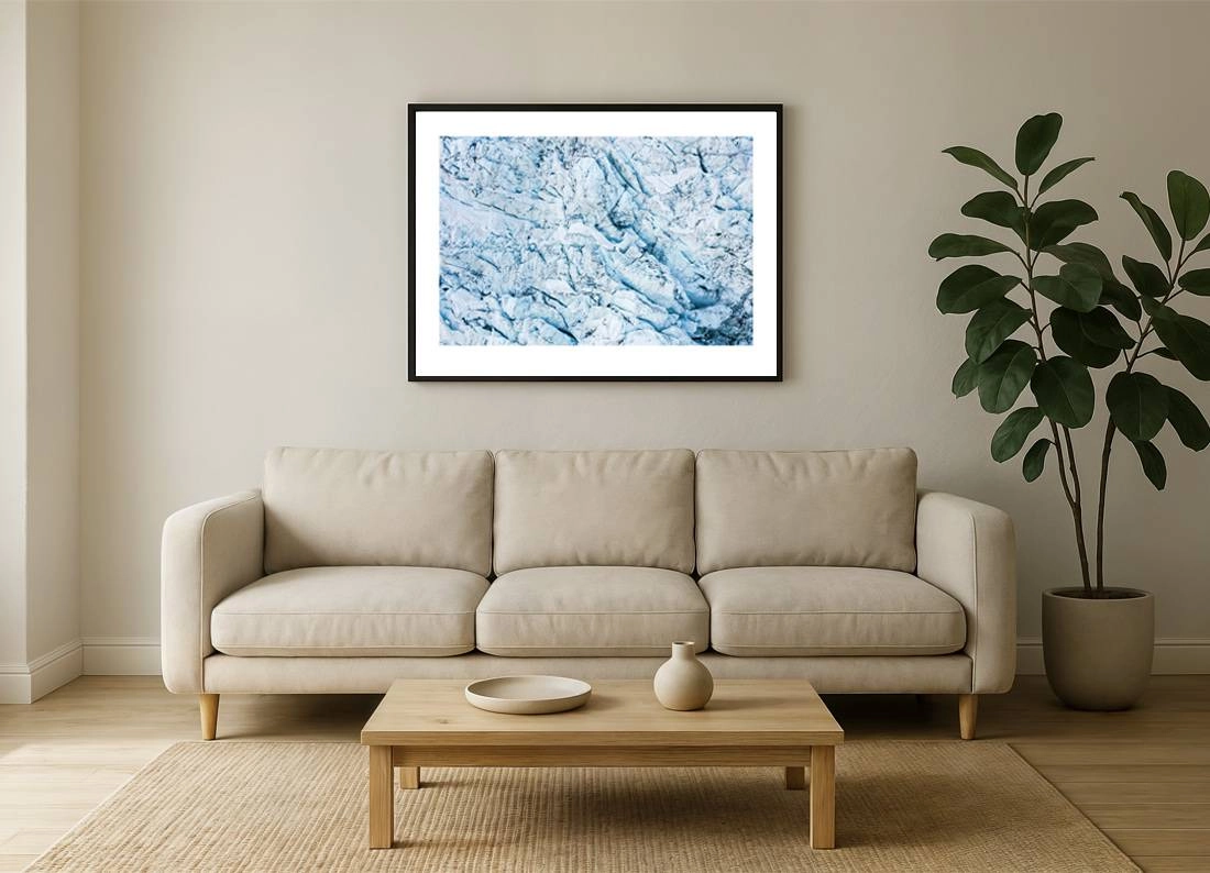 gletscher i2v 0002 wall - Gletscher 02 - Luftreise über die uralten Gletscherformationen des Mont Blanc