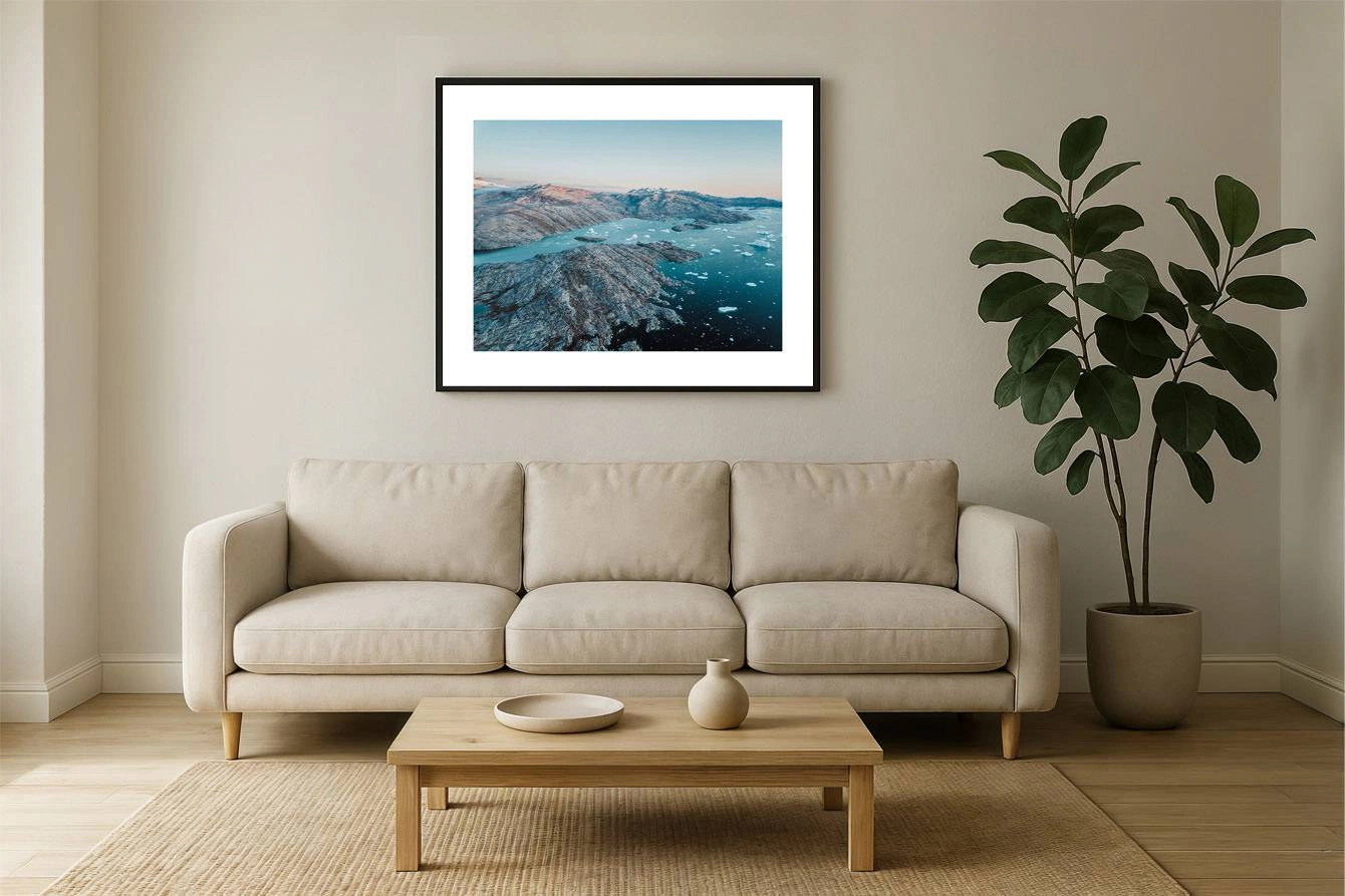 Grönland 08 - Drohnen-Luftaufnahme von Südgrönlands unberührter Landschaft greenland i2v 0009 wall 1 - Grönland 08 - Drohnen-Luftaufnahme von Südgrönlands unberührter Landschaft