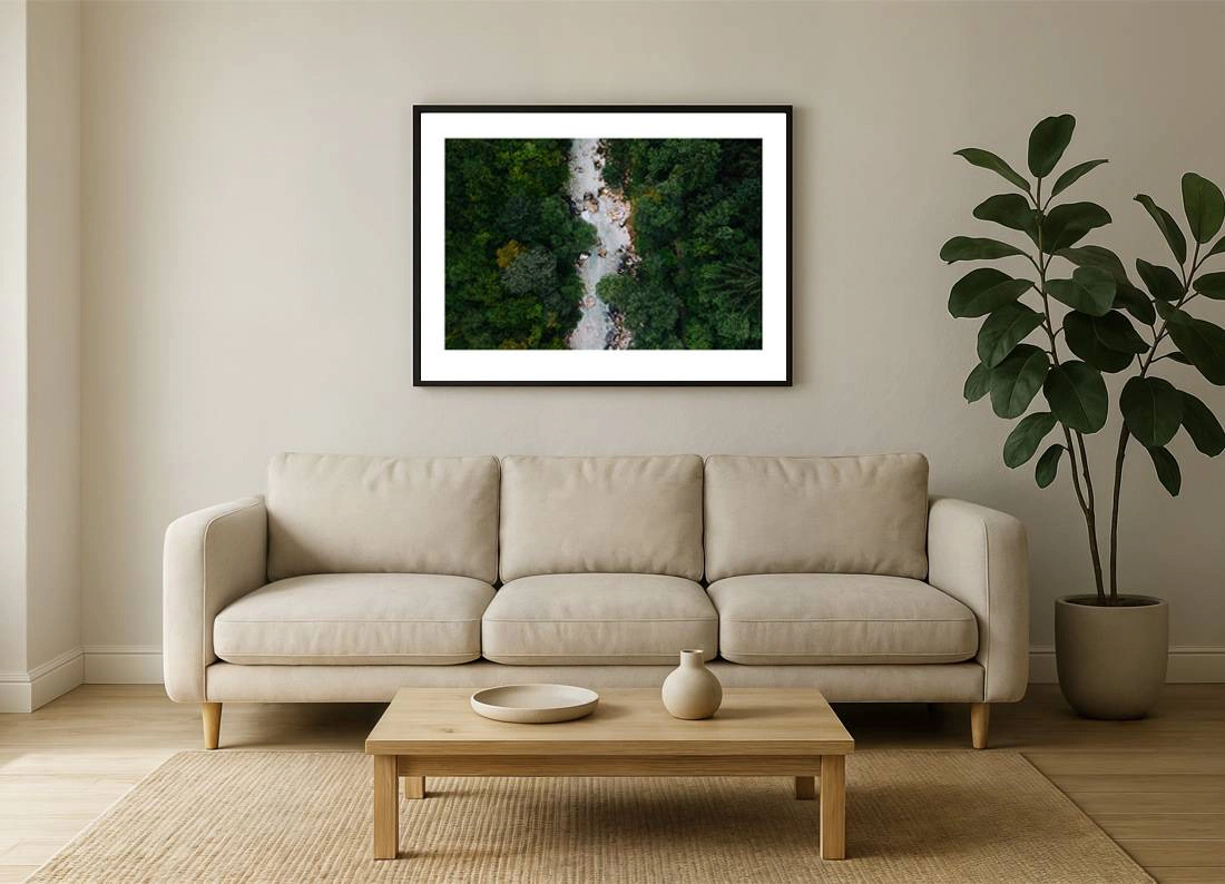 soca i2v 0002 wall - Slovenien 01 - Ätherischer Soca-Fluss von oben