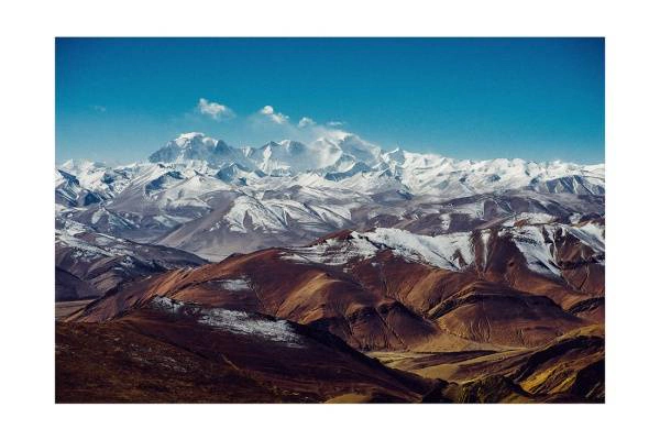 tibet i2v 0006 web 600x400 - Tibet 06 - Majestätisches Himalaya-Panorama mit ziehenden Wolken in Tibet
