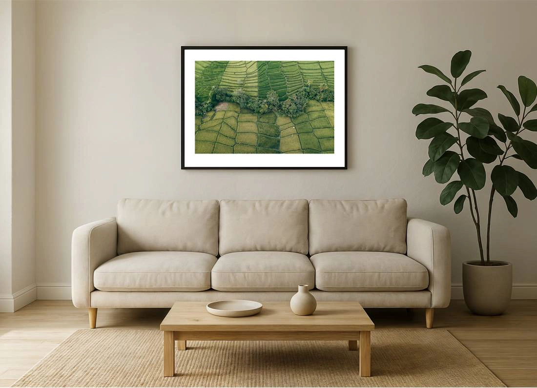 borneo bali 2018 0266 wall - Borneo 16 - Majestätischer Drohnenblick auf Balis üppig grüne Reisterrassen