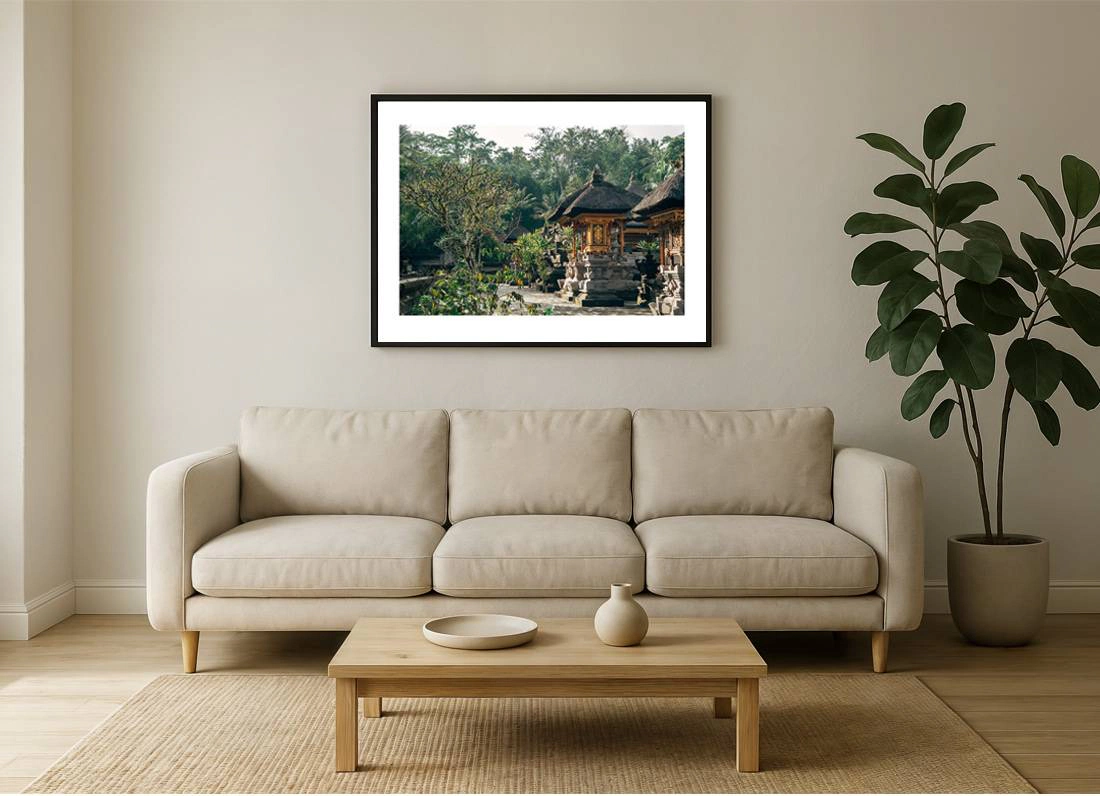 borneo bali 2018 0340 wall - Borneo 24 - Ruhiger balinesischer Tempel umgeben von üppiger tropischer Natur