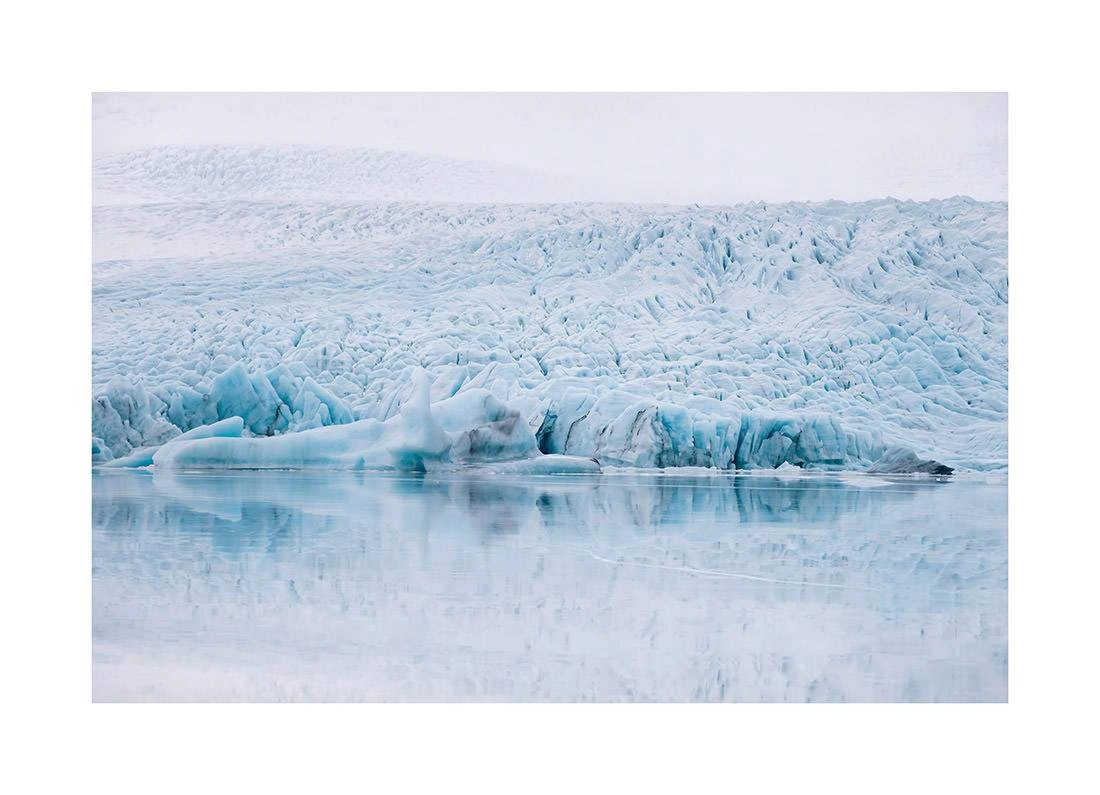 island 0001 web - Island 01 - Luftaufnahme des blauen Gletschereises am Jökulsárlón
