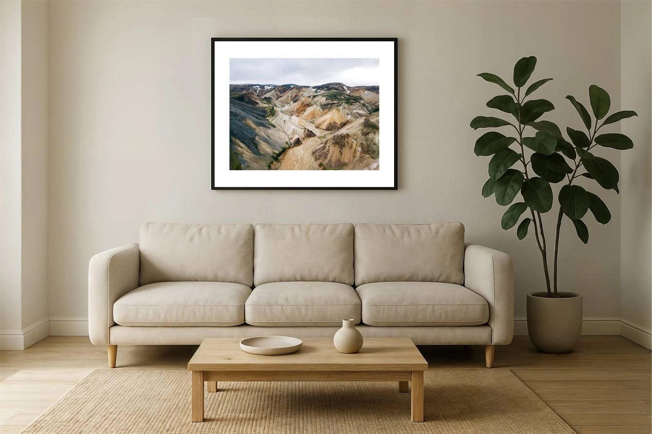 island 0032 wall - Island 32 - Majestätische Weite der Landmannalaugar-Highlands