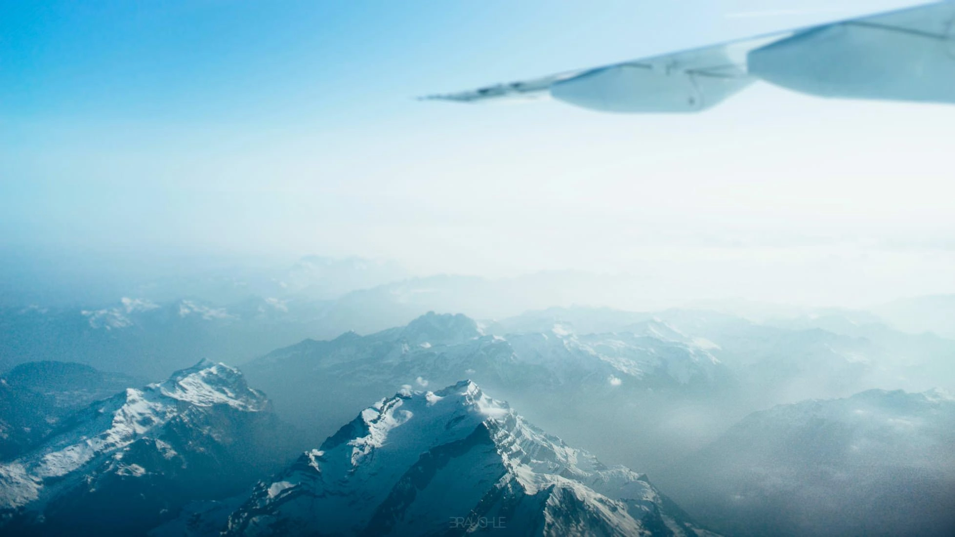flug zuerich venedig 1 - Über den Wolken...