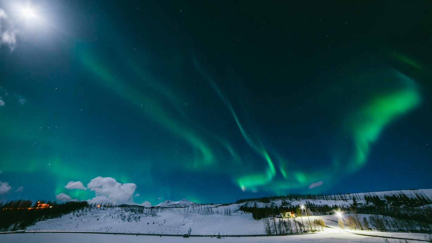 iceland northern ights 4 - Auroras boreales en Akureyri