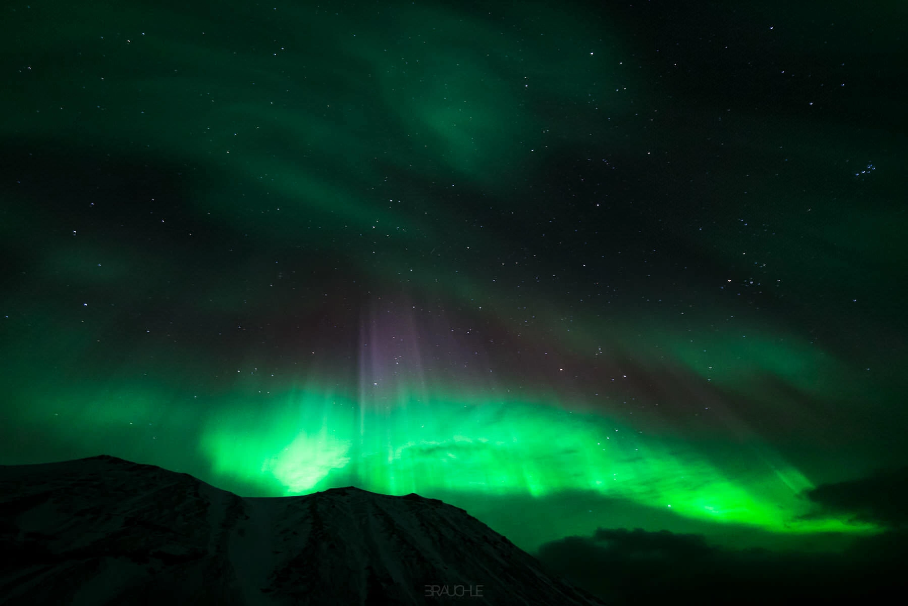 iceland northern lights skogarfoss 0009 - Island - Beeindruckende Polarlichter der Stärke 7