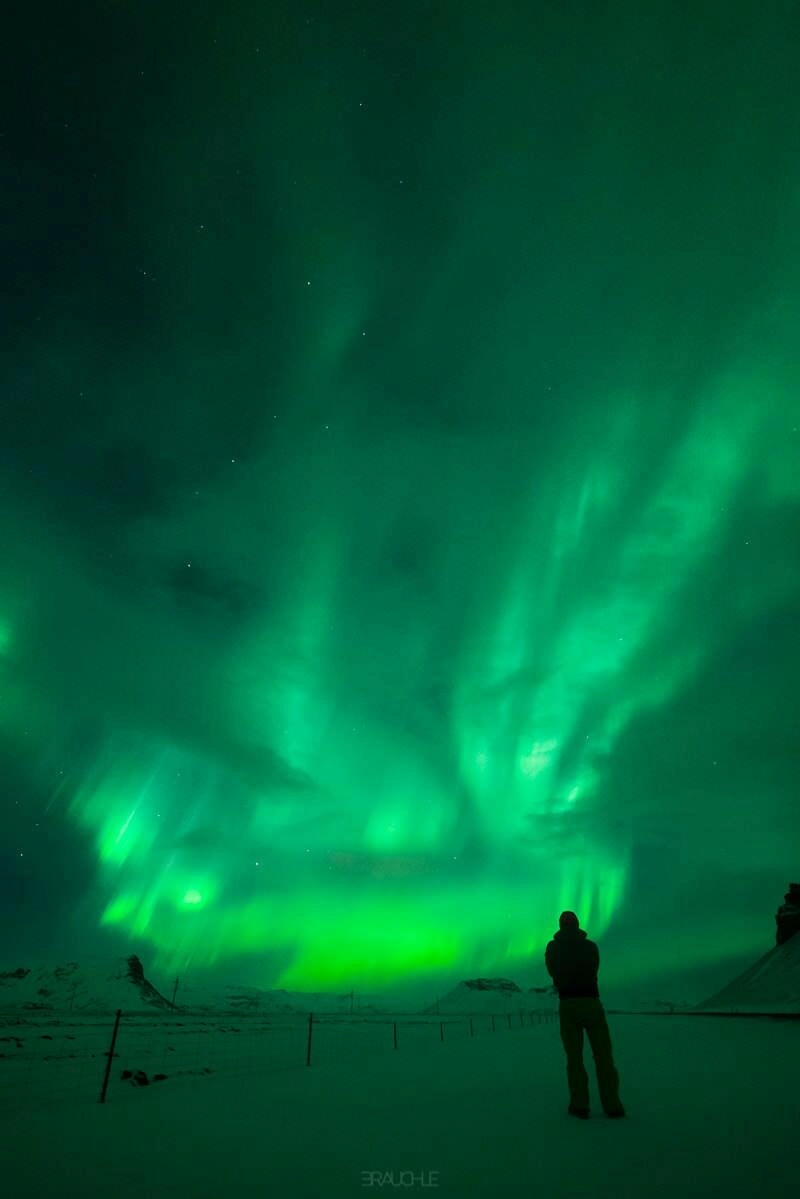iceland northern lights skogarfoss 0014 - Island - Beeindruckende Polarlichter der Stärke 7