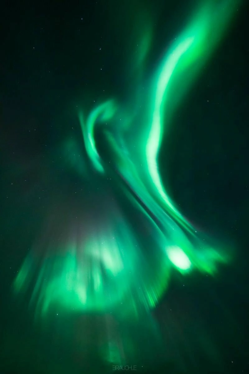 iceland northern lights skogarfoss 0020 - Island - Beeindruckende Polarlichter der Stärke 7