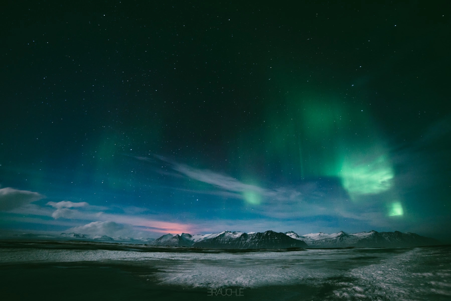 iceland nothern lights joekulsarlon aurora borealis 9 - Northern Lights at Jökulsárlón