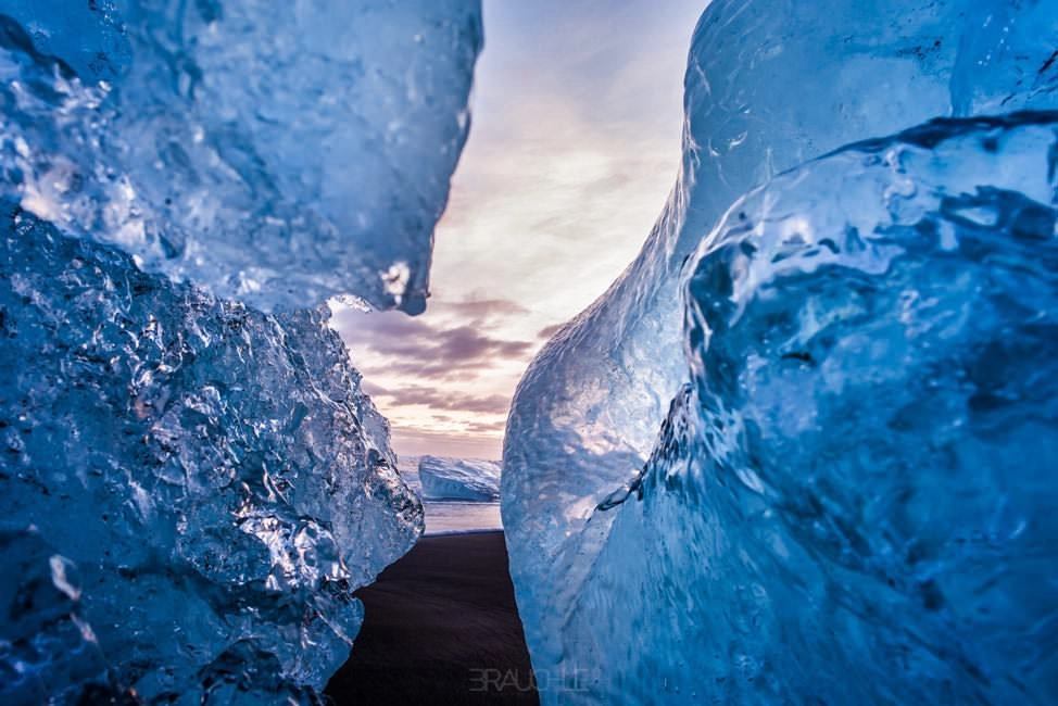 island joekulsarlon schwarzer strand 21 - Island - Schwarzer Strand beim Jökulsarlon