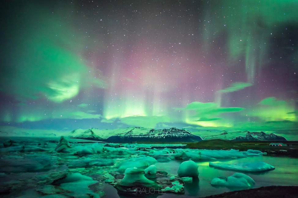 island polarlicht nothern light joekulsarlon 13 - Polarlichter - Let there be light!