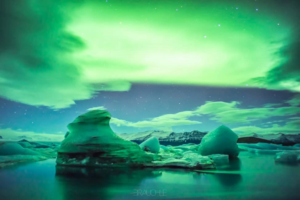 island polarlicht nothern light joekulsarlon 15 - Polarlichter - Let there be light!