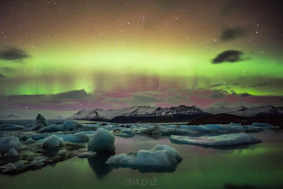 island polarlicht nothern light joekulsarlon 2 - Polarlichter - Let there be light!