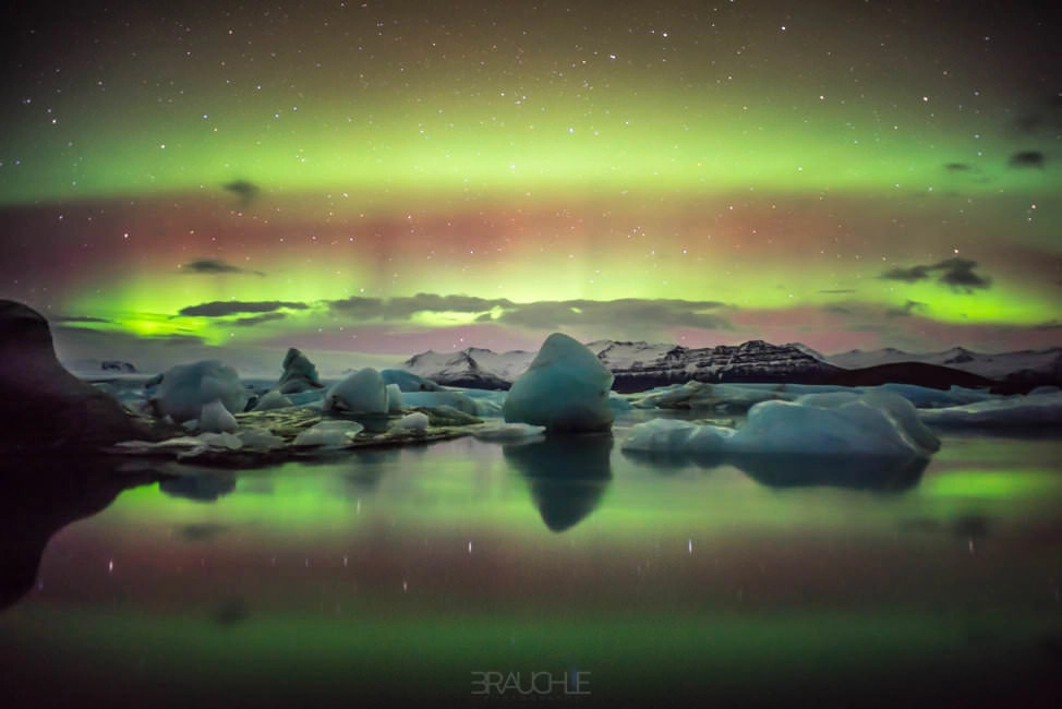 island polarlicht nothern light joekulsarlon 3 - Polarlichter - Let there be light!
