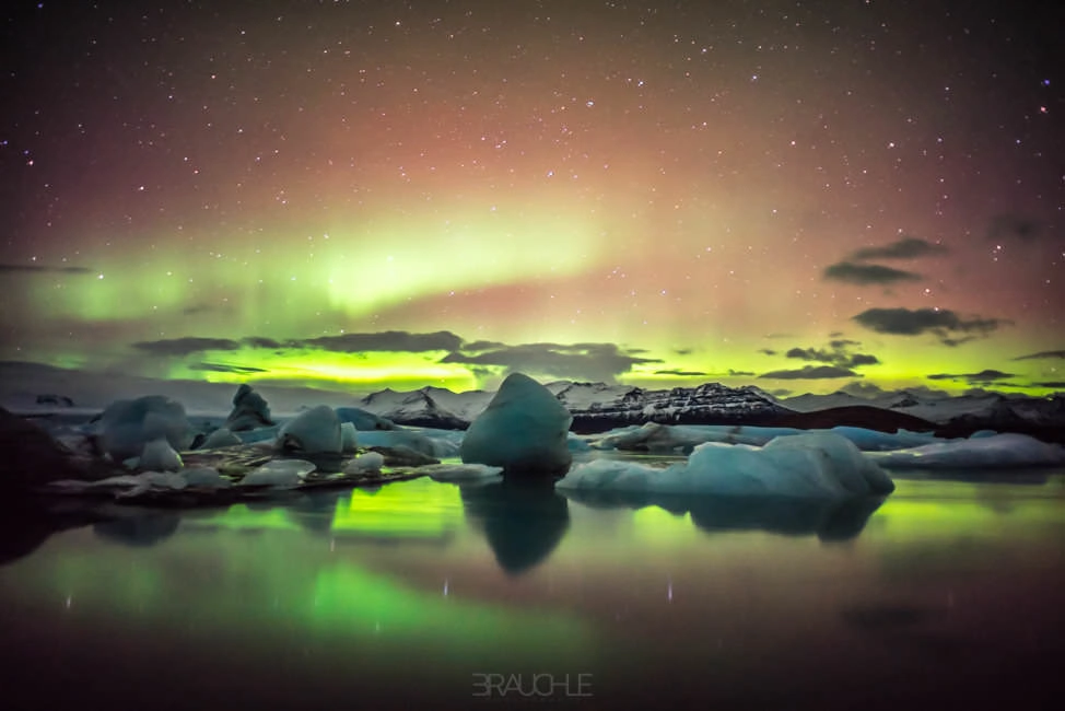 island polarlicht nothern light joekulsarlon 4 - Polarlichter - Let there be light!