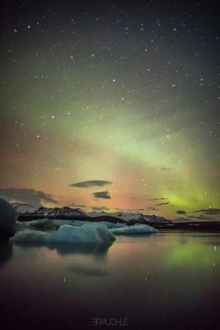 island polarlicht nothern light joekulsarlon 5 - Polarlichter - Let there be light!