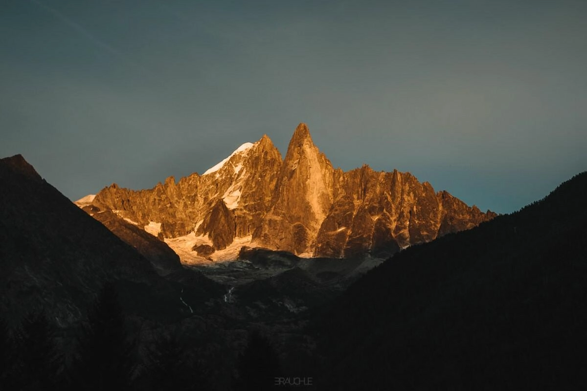 milkyway mont blanc chamonix 0002 - Atardecer y Vía Láctea en el Mont Blanc