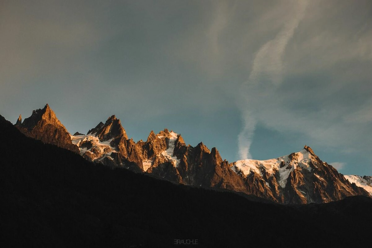 milkyway mont blanc chamonix 0003 - Atardecer y Vía Láctea en el Mont Blanc