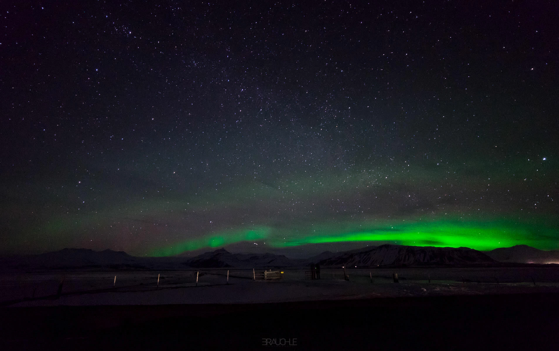 northern lights joekulsarlon iceland 0001 - Island - Beeindruckende Polarlichter der Stärke 7
