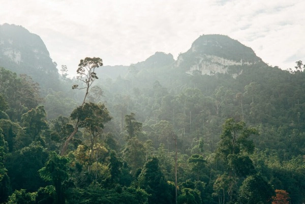027 borneo MERABU VILLAGE MOUNTAINS - Thomas Brauchle – Photography and Aerial Views from Around the World