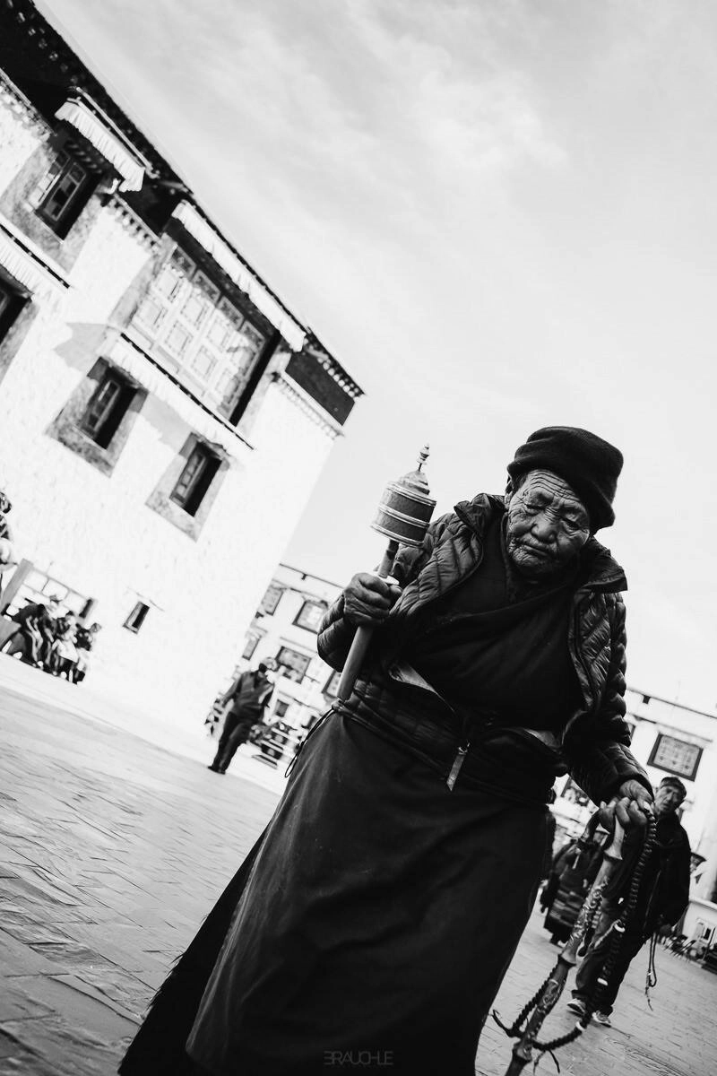 tibet Tshurphu temple lhasa 0044 - Templo de Tsurphu y Plaza Barkhor
